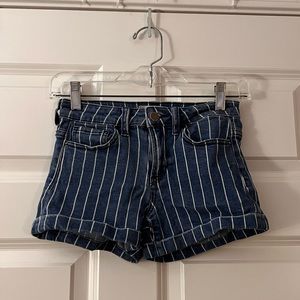 Alter’d State stripped jean shorts